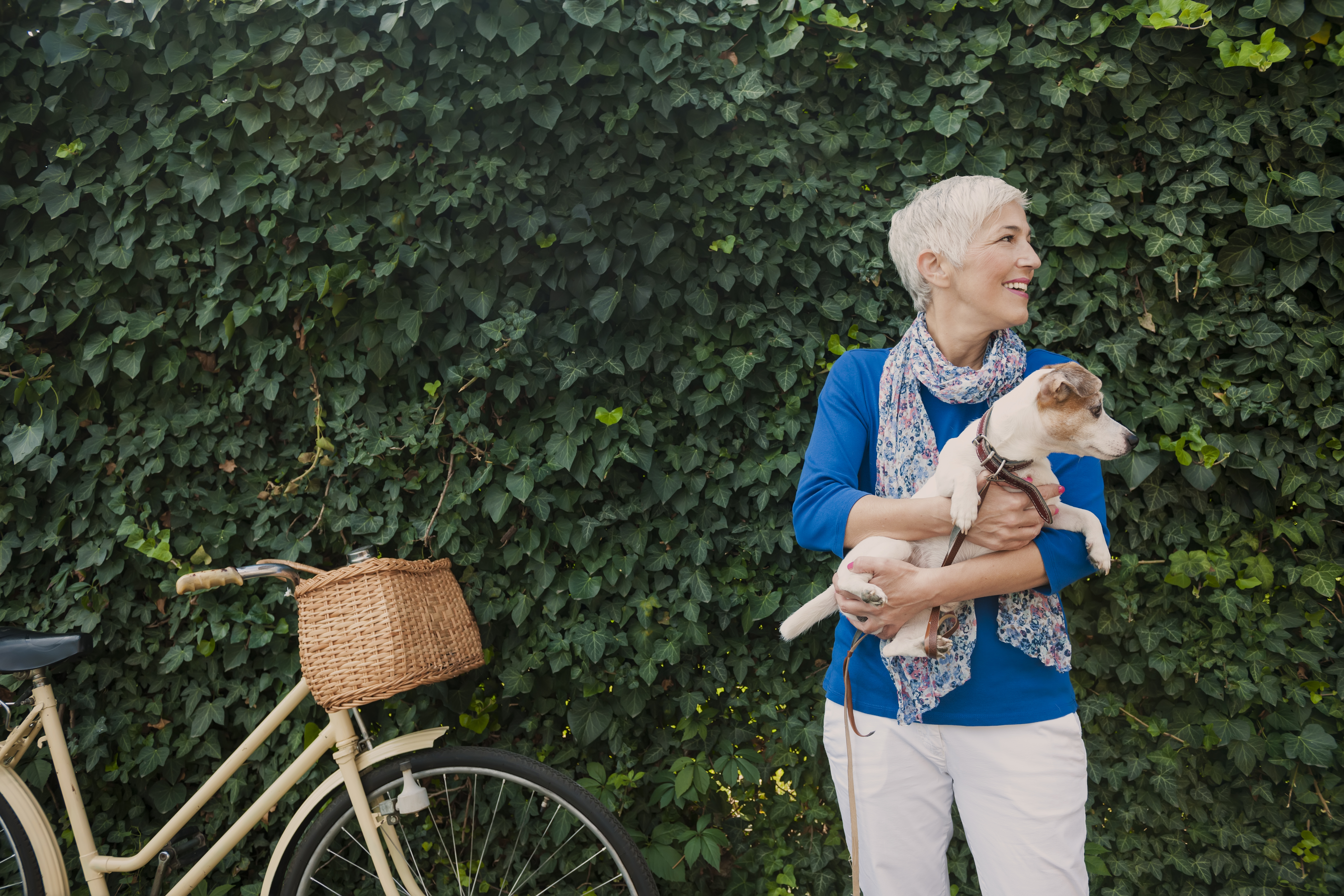 Woman with dog